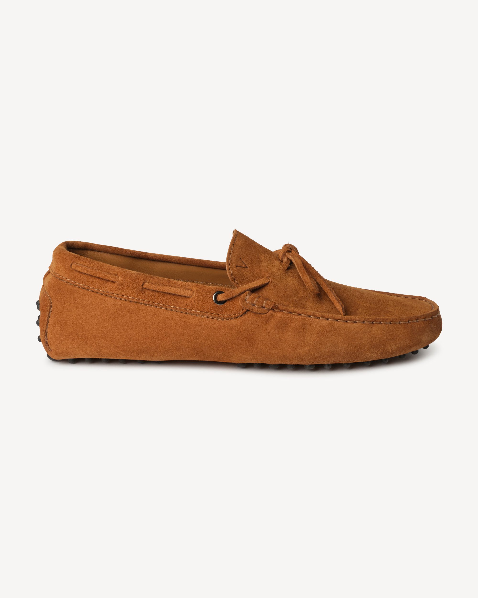 Gommino Suede driving Loafer - Cola | Viola Milano