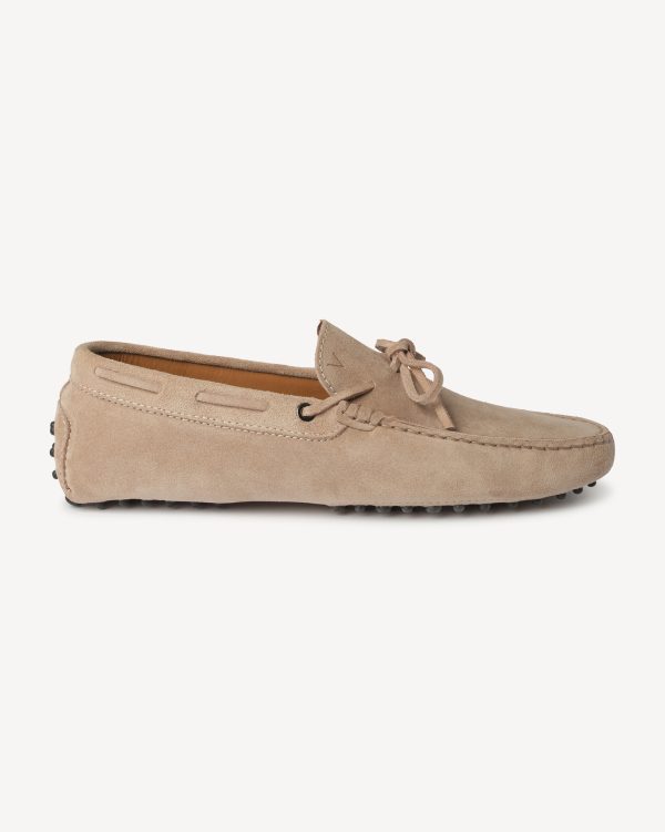 Gommino Suede driving Loafer - Beige
