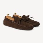 Gommino Suede driving Loafer - Chocolate
