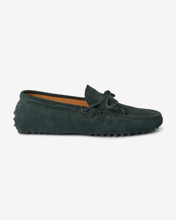 Gommino Suede driving Loafer - Forest