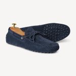 Gommino Suede driving Loafer - Navy
