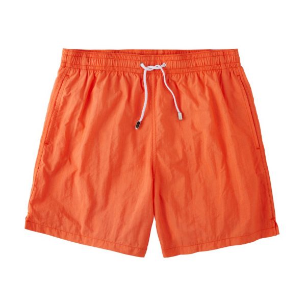 Classic Solid Swimtrunks – Coral