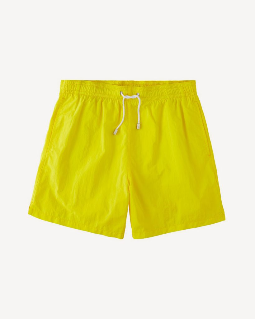 Classic Solid Swimtrunks - Yellow