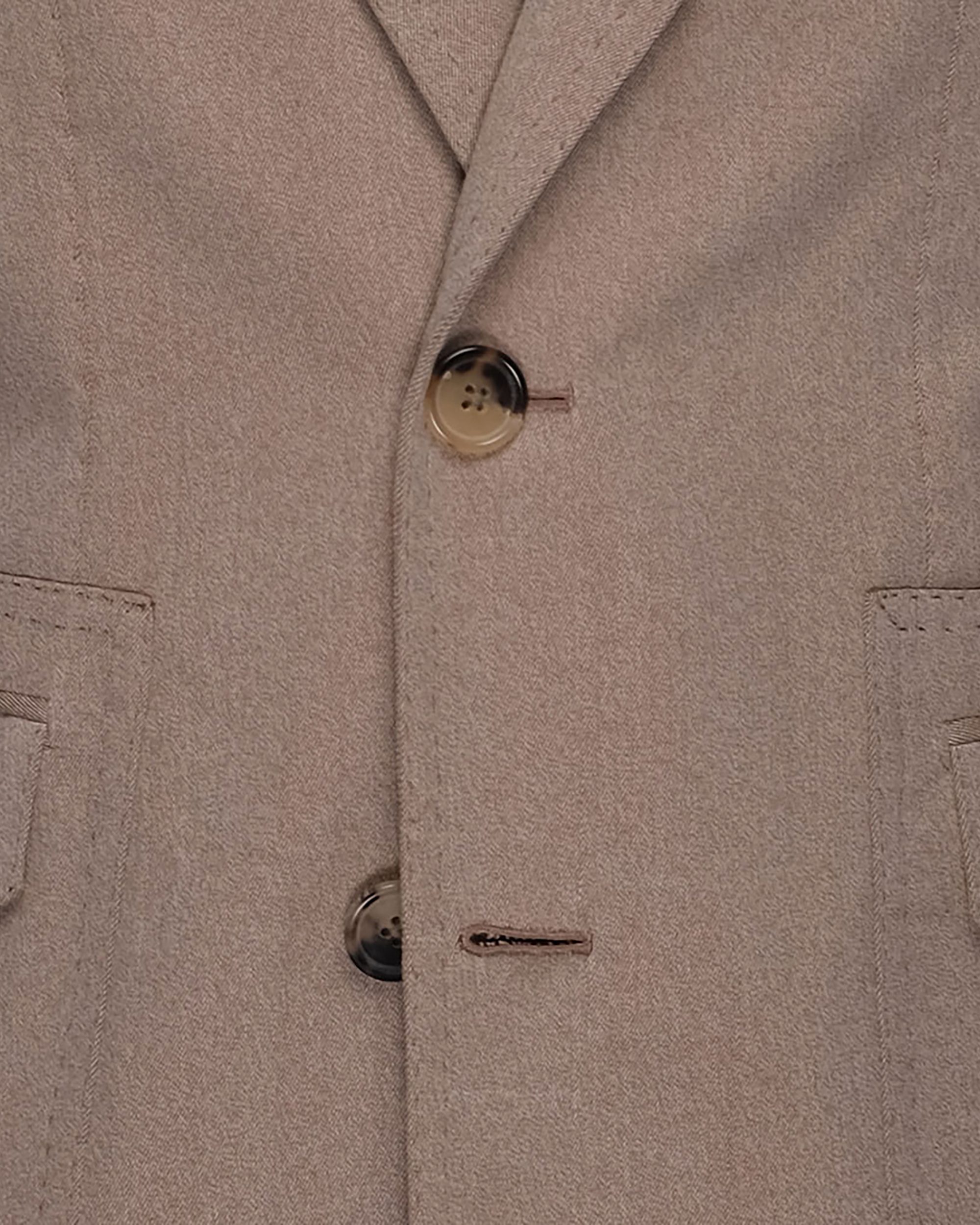 Sartorial Covert Fabric Overcoat - Beige | Viola Milano
