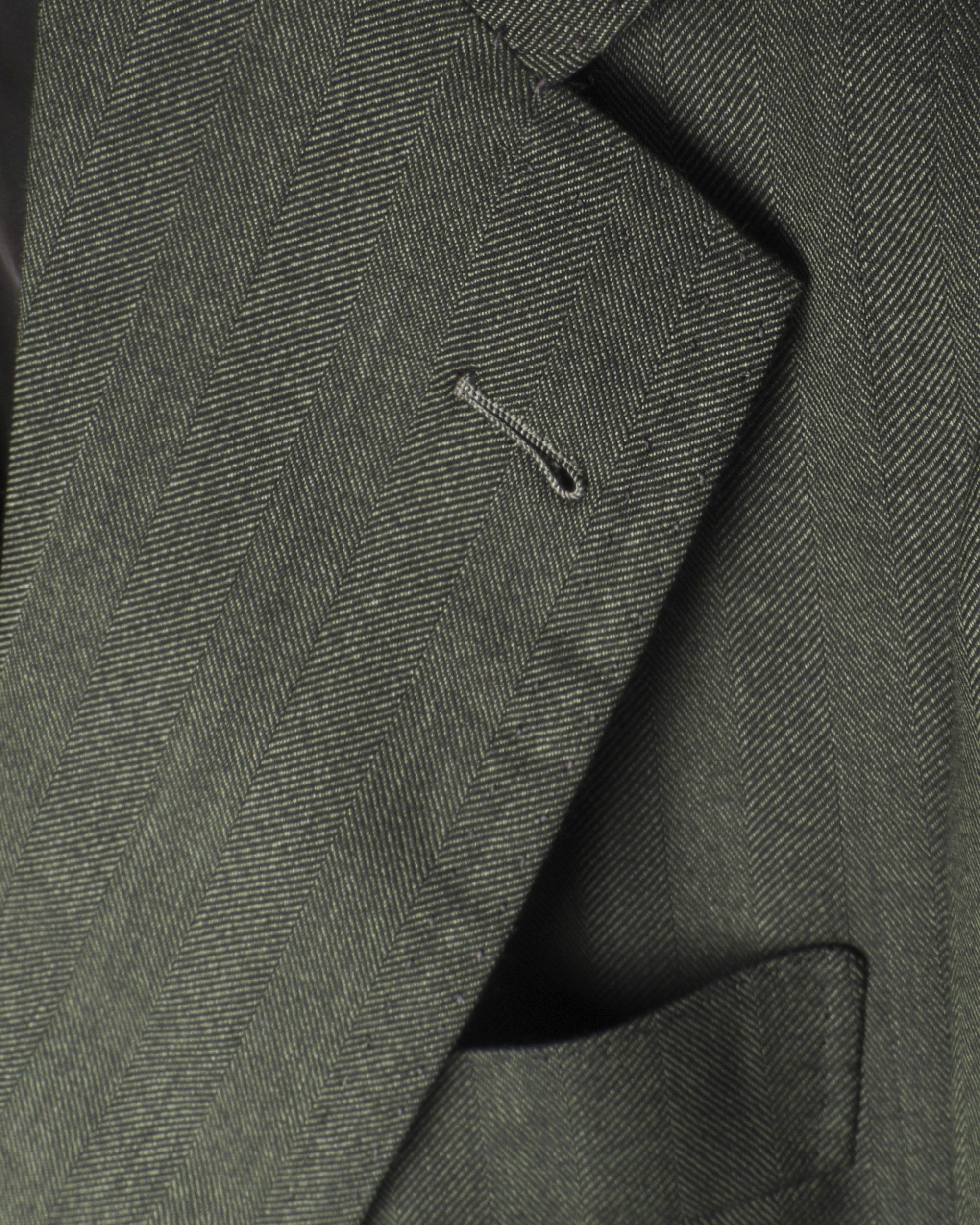 Sartorial Half-lined Wool/Silk Blazer - Verde | Viola Milano