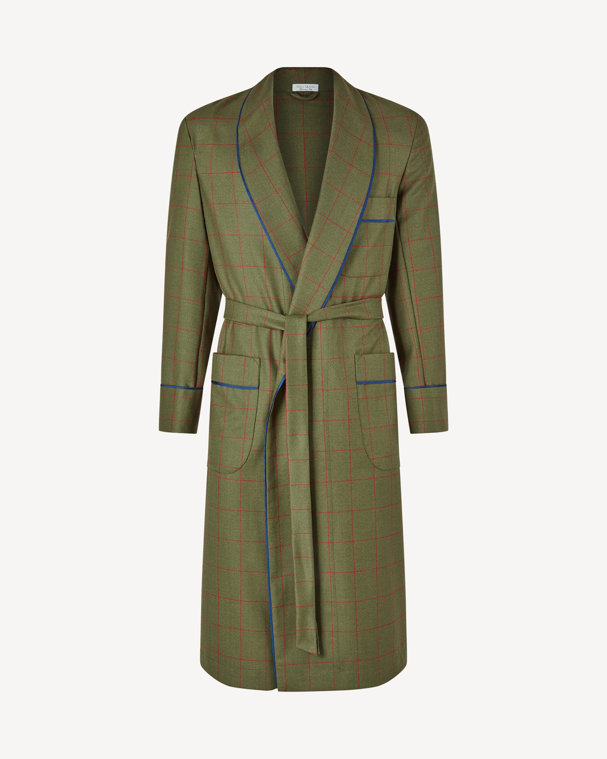 River Island dressing gown with hood in burn out green | ASOS