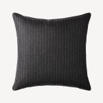 Vintage Shalk Stripe Pillow - Grey (Big)