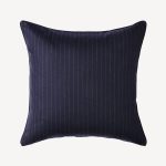 Vintage Shalk Stripe Pillow - Navy (Big)