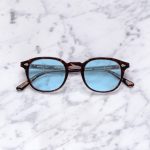 The Milano Sunglasses - Brown with Blue lens